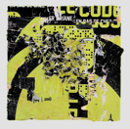 City Tracks paper collage on canvas, 'City Tracks'